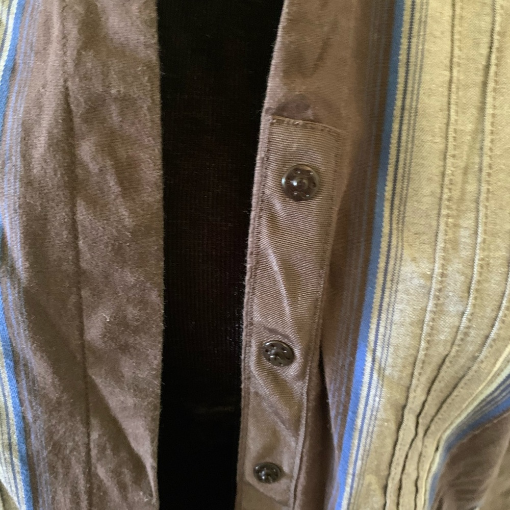 Ben Sherman Fitted Multi Color Button Down Shirt - image 3